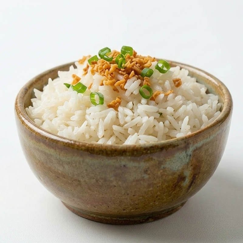 Guarnição de arroz branco