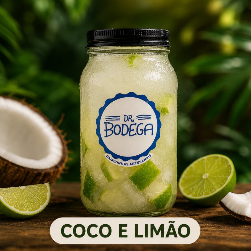 Caipirinha Coco e Limão