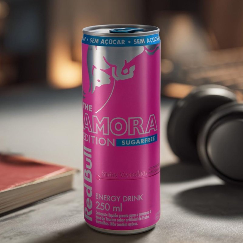 Energético Red Bull Amora SugarFree 250ml