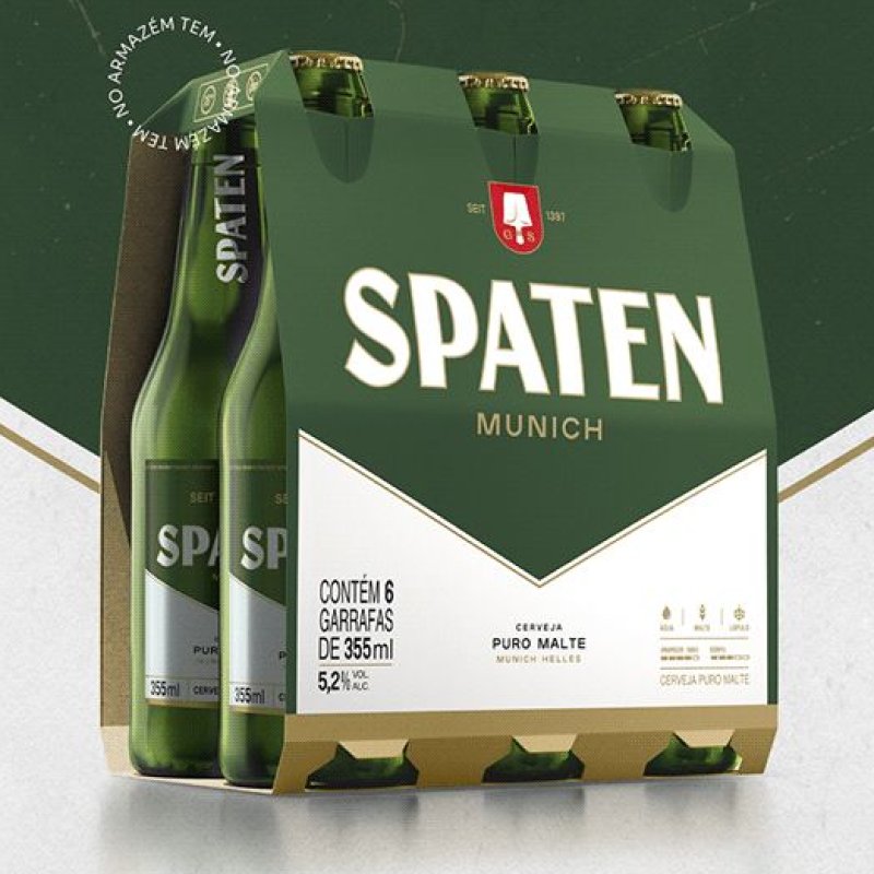 Pack 6 Long Neck Spaten 330ml