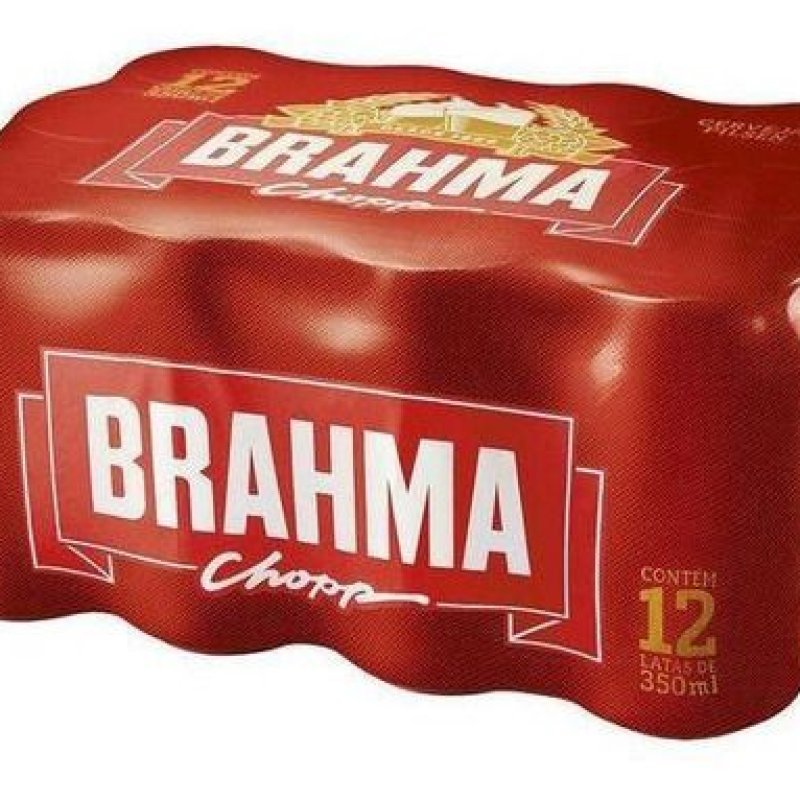 Pack Cerveja Brahma Chopp Lata 350ml - 12 Unidades