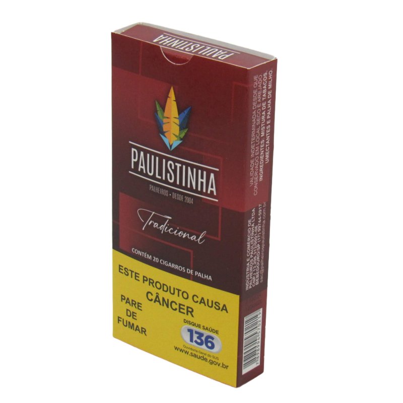 Palheiros Paulistinha Tradicional caixa c/20 -