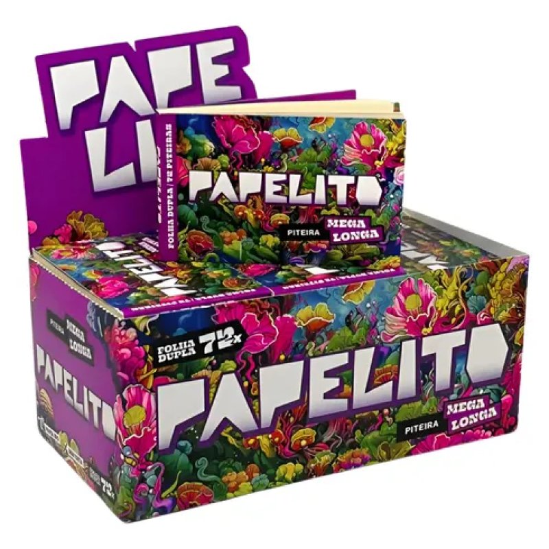 Piteira Papelito Mega Longa Folha Dupla