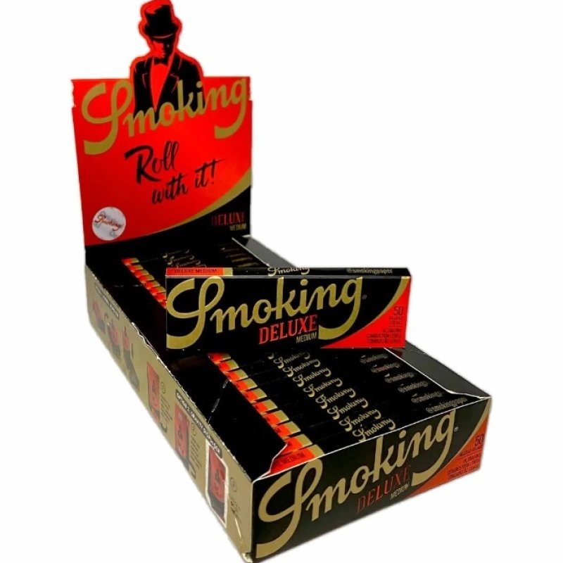 Seda Smoking Deluxe Medium 50 folhas