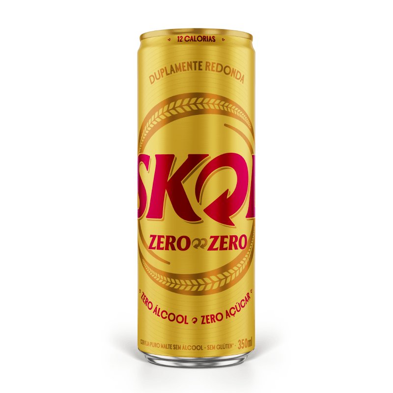 Skol Zero Álcool 350ml