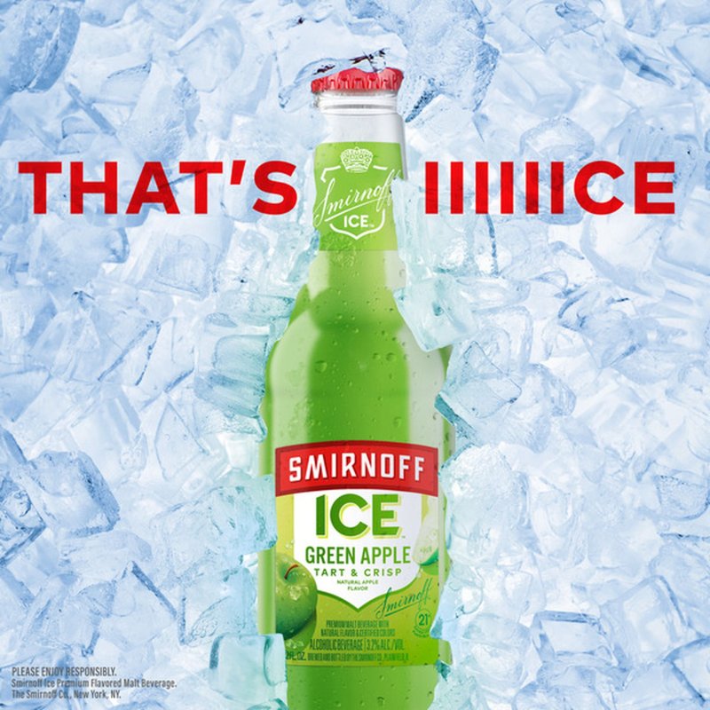Smirnoff Ice Green Apple 275ml Long Neck